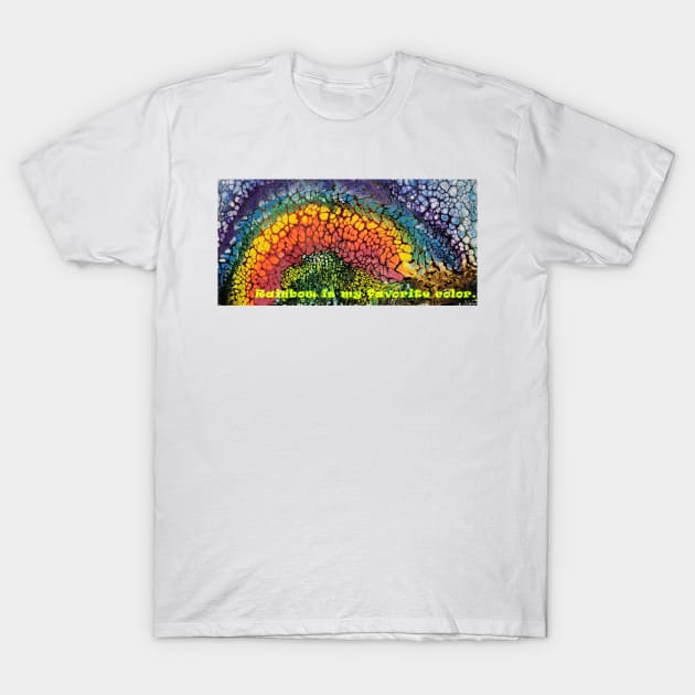 Rainbow Bubbles - Favorite Color T-Shirt by Klssaginaw